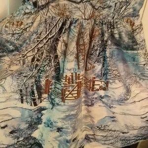 Retro rockabilly Winter Wonderland dress